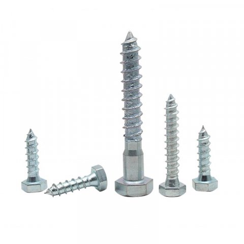 White Zinc Countersunk Head DIN7505 Harden MDF furniture Chipboard Screw For Wood